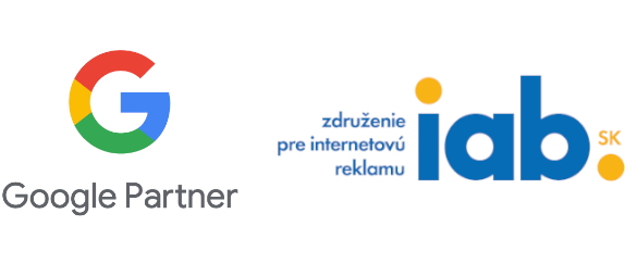 logo google partner & IAB Slovakia