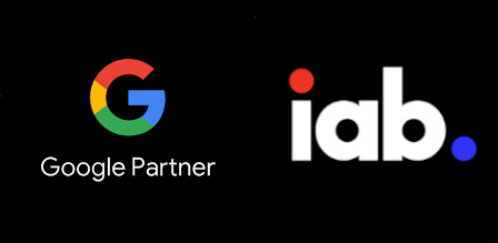 logo google partner & IAB Slovakia